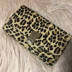 Express cheetah/ leopard clutch